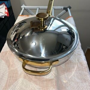 Titanium Our Place Always Pan Pro NWT Chrome & Gold
